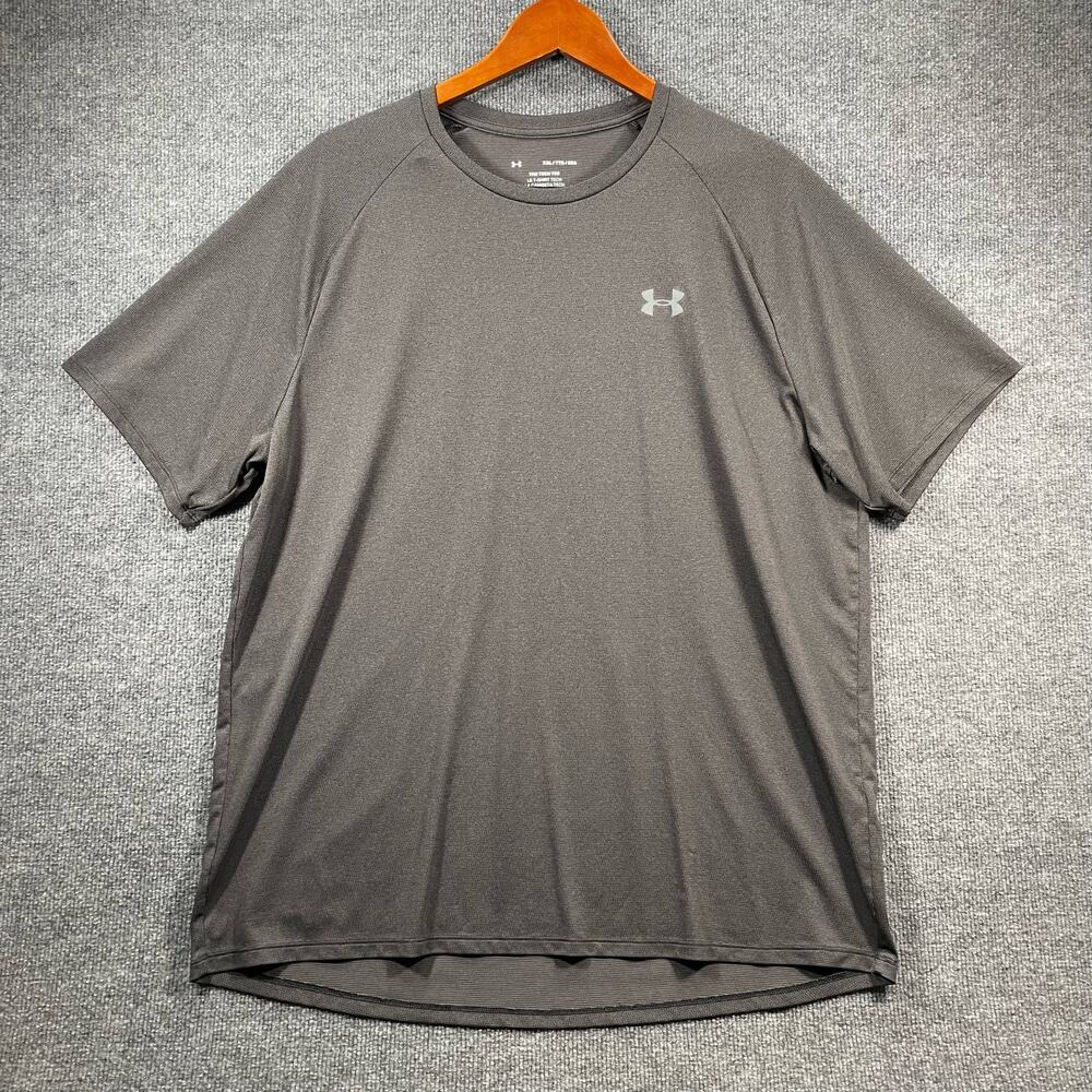 Under Armour The Tech Tee Men's XXL Black Short Sleeve Activewear Stretch